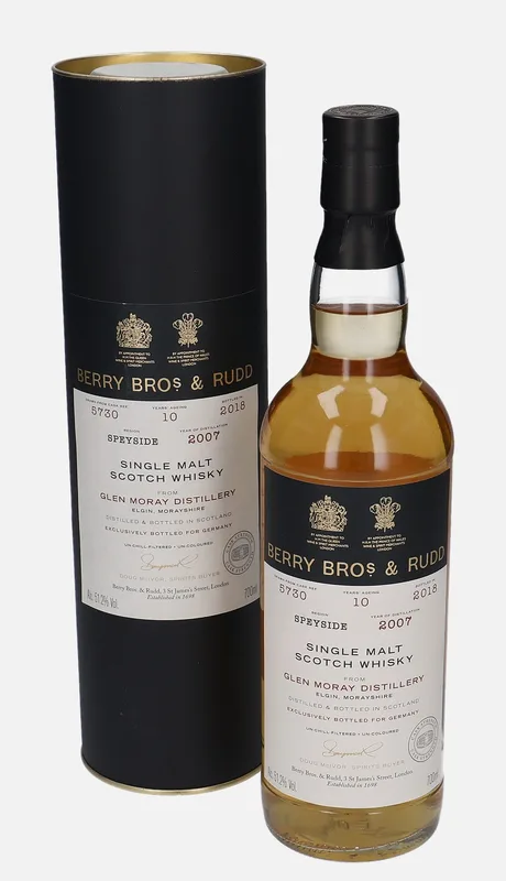 Glen Moray – 2007 10 Year Old Berry Bros & Rudd
