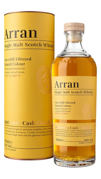 Arran – Single Malt Sauternes Cask Finish (50%)