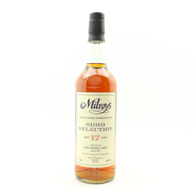 Foursquare – 2005 17 Year Old Milroy’s Soho Selection (70cl, 61%)