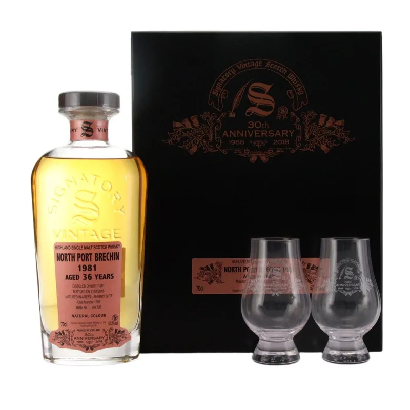 North Port-Brechin 1981 Signatory Vintage 36 Year Old / 30th Anniversary