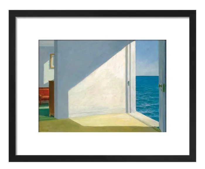 Edward Hopper - “Rooms by the Sea, 1951”. Gesigneerd in de plaat