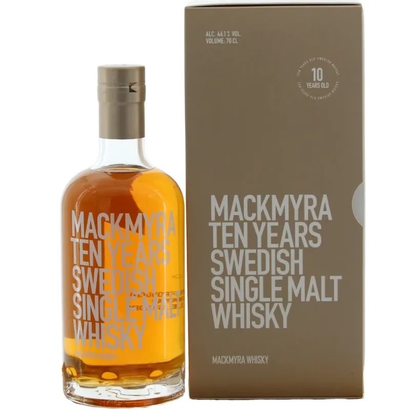 Mackmyra – 10 Year Old Swedish Single Malt (70cl, 46.1%)