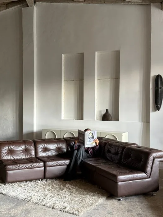 Laauser - Seating group (5) - Leather - Modular armchair / sofa