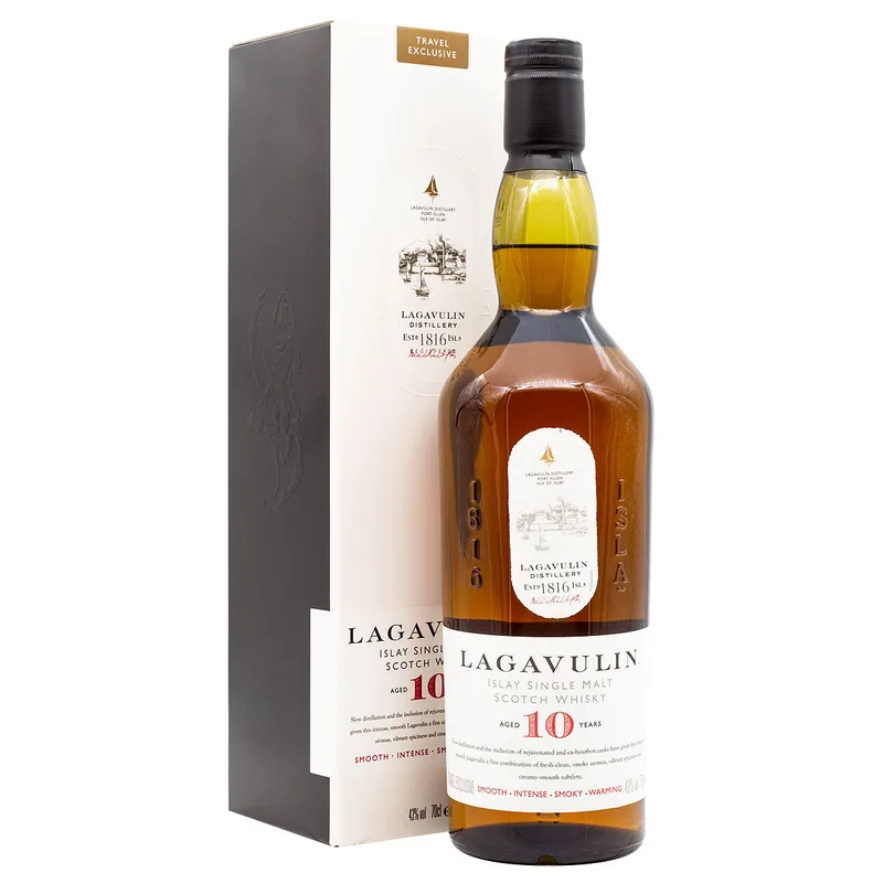 Lagavulin – Aged 10 Years Travel Exclusive (70cl, 43%)