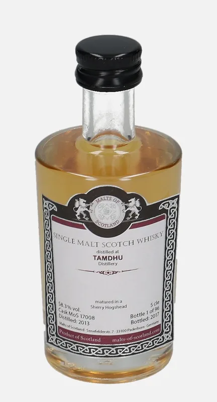 Tamdhu – 2013 Malts of Scotland (5cl, 58.3%)