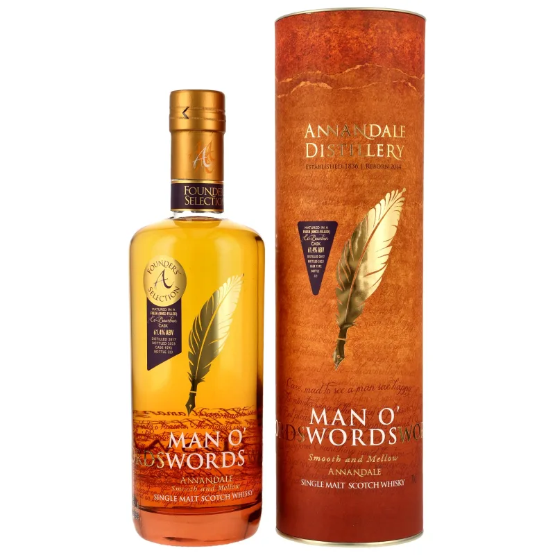 Annandale – 2017 Man O' Words Founders Selection Bourbon Cask #1634