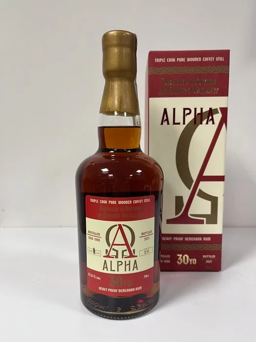 Enmore Jack Tar - Alpha - Distilled 1988-1990 - b. 2021 - 70cl