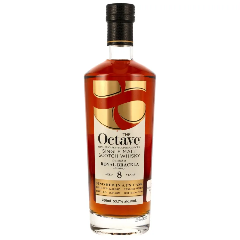 Royal Brackla – 2017/2026 8 Year Old PX Sherry Cask Finish #9351405 The Octave (Duncan Taylor)