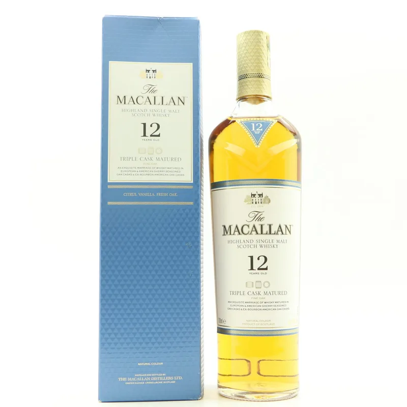 Macallan – 12 Year Old Fine Oak Triple Cask (70cl, 40%)