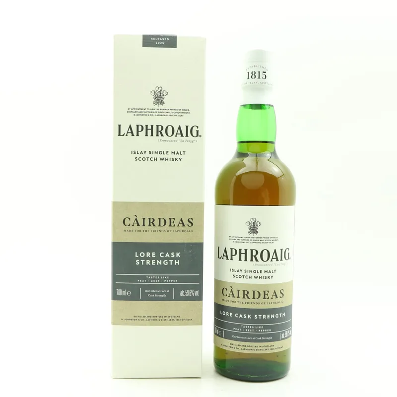 Laphroaig – Cairdeas Lore Cask Strength 2025 Release (70cl, 59.6%)