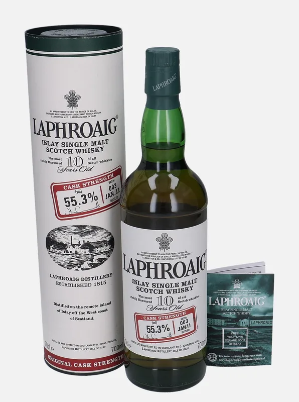 Laphroaig – 10 Year Old Batch: 003 (70cl, 55.3%)