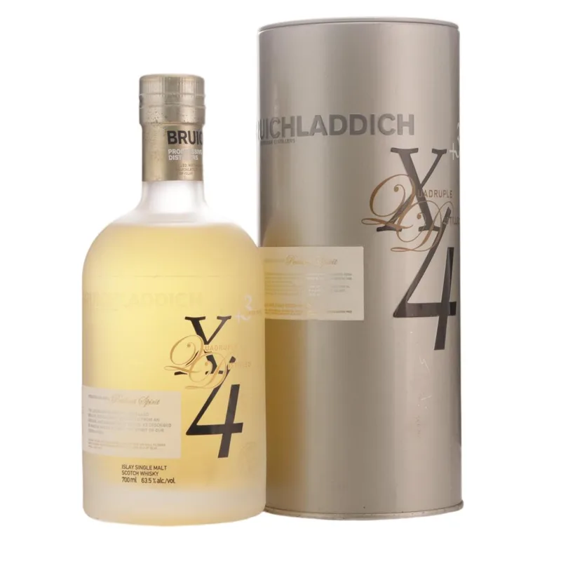 Bruichladdich – X4+3 Usquebaugh-Baul: Perilous Spirit 3 Year Old (70cl, 63.50%)