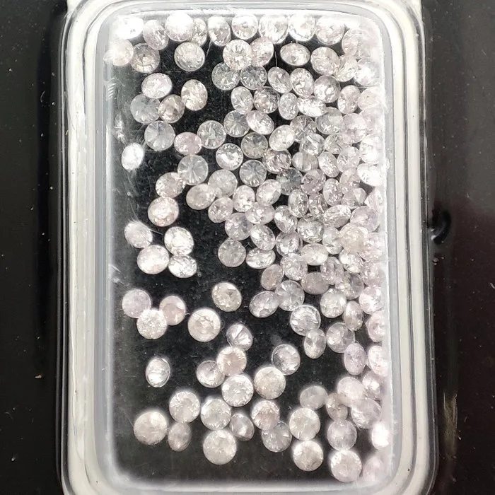 140 pcs Diamond (Natural coloured) - 2.01 ct - Round Mixed pink - SI1, I1 - Gemmological Centre Israel (G.C.I.)