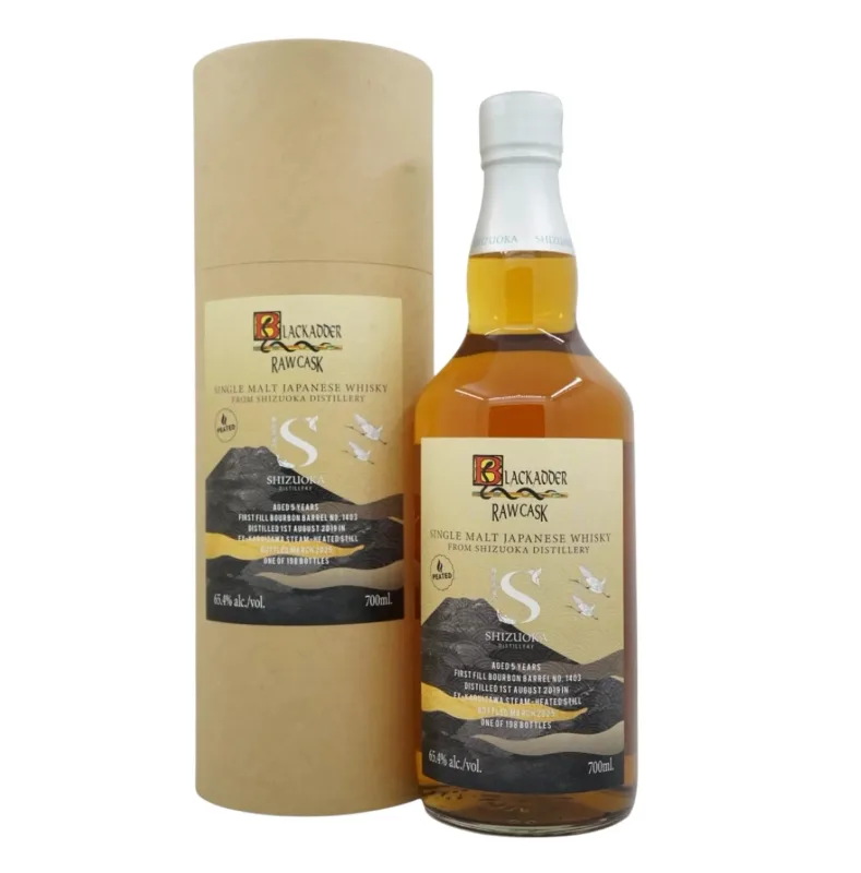 Shizuoka – 5 Year Old 2019 Blackadder Raw Cask Single 1st Fill Peated Bourbon Barrel #1403 (2025)