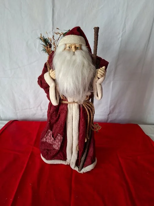 Figure - Santa's Knecht Ruprecht - Felt/Jute/Cardboard