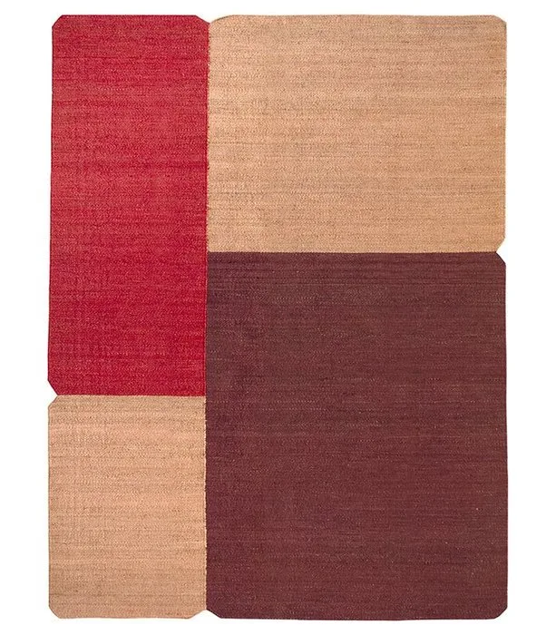Jute - Marbella Red 400x300 - Carpet - 400 cm - 300 cm