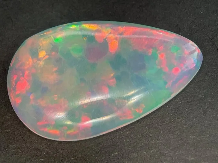 White Opal - 2.92 ct - Antwerp Laboratory for Gemstone Testing (ALGT) - Play of Color