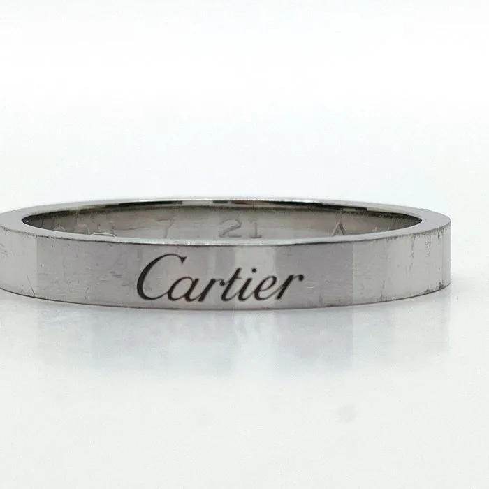 Cartier - Ring Platinum - engraved