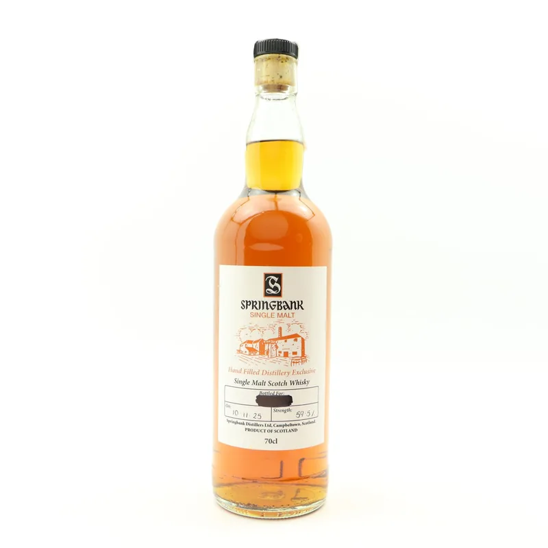 Springbank – Hand Filled Distillery Exclusive (70cl, 59.5%)