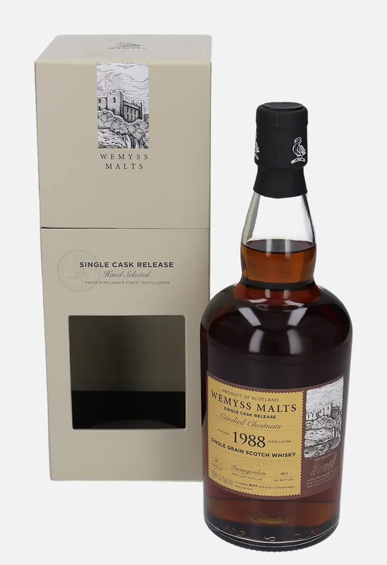 Invergordon – Candied Chestnuts 1988 30 Year Old Wemyss Vintage Malts Wemyss Malts