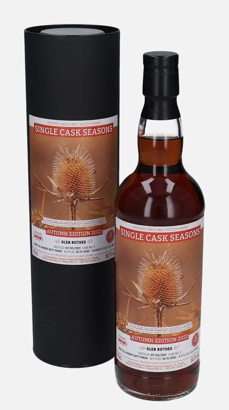 Glenrothes – 2011 Signatory Vintage Scotch Whisky Co. Single Cask Seasons Autumn Edition 2022