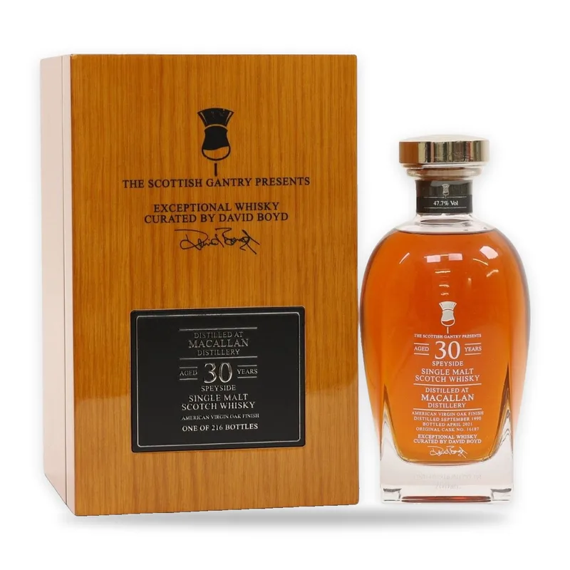 Macallan – 30 Year Old 1990 Scottish Gantry - Virgin American Oak Finish (70cl, 47.7%)