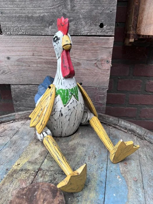 Decorative ornament - Europe - Wooden chicken