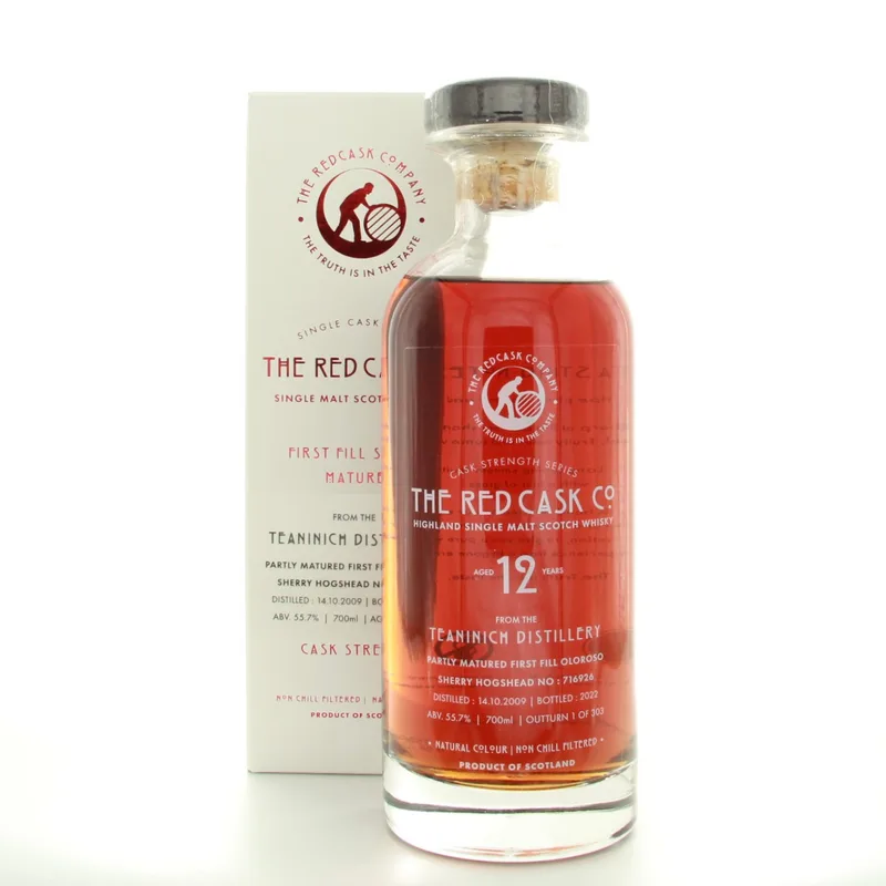 Teaninich 12 Year Old The Red Cask Company (70cl, 55.7%)