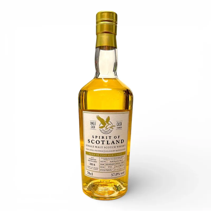 Tomatin – 10 Year Old 2014 Gordon & MacPhail Single Bourbon Barrel #3713 Spirit of Scotland Series (70cl, 57%)