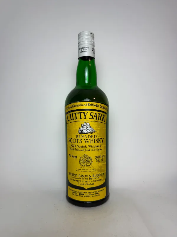 Berry Bros. & Rudd Cutty Sark Blended Scotch Whisky 1970s (75cl, 40%)