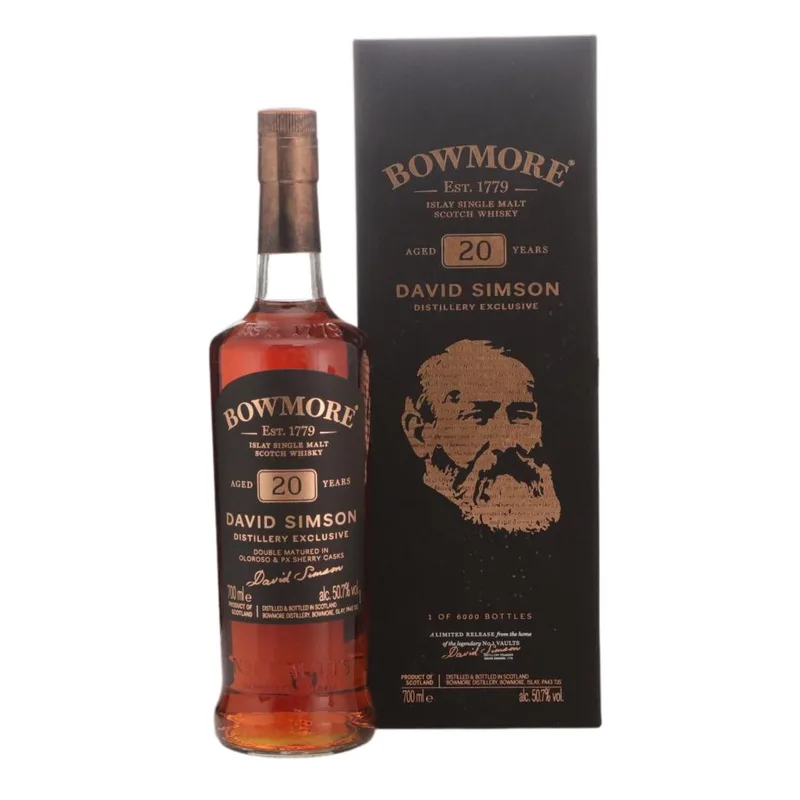 Bowmore – David Simson 20 Year Old (70cl, 50.70%)