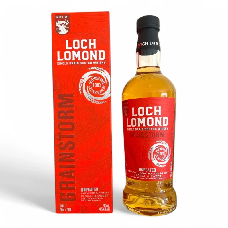 Loch Lomond – Grainstorm Single Grain Unpeated 100% Malted Barley Highland Scotch Whisky (70cl)
