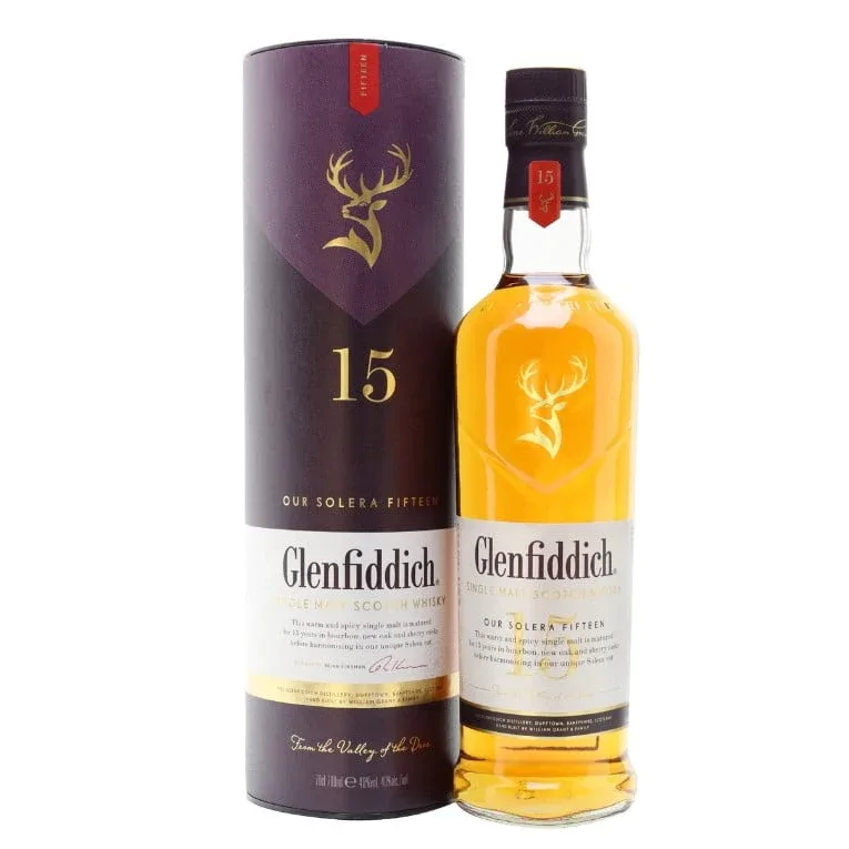 Glenfiddich – 15 Years Old Single Malt Whisky (70cl, 40%)