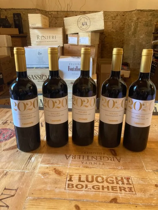 2020 Capannelle, Solare - Tuscany IGT - 5 Bottles (0.75L)