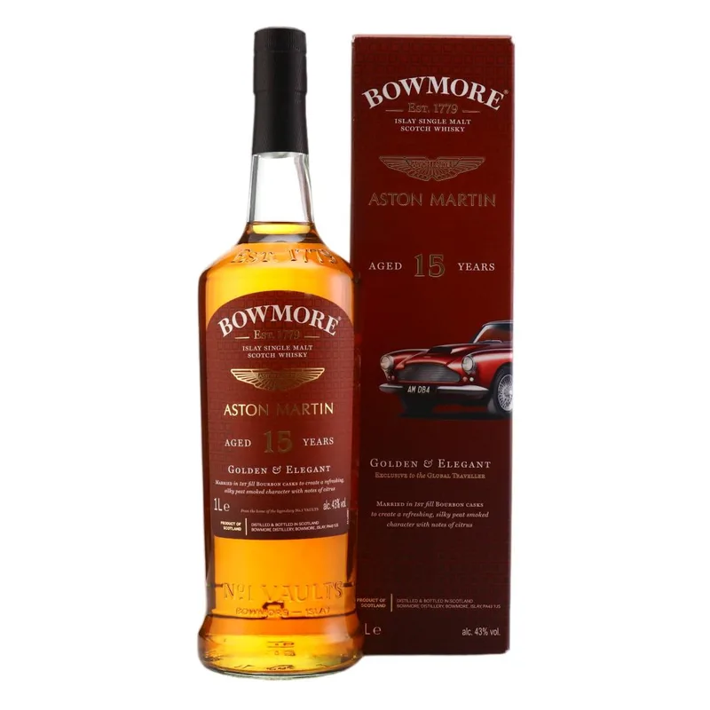 Bowmore – 15 Year Old Golden & Elegant - Aston Martin Edition 8 Litre