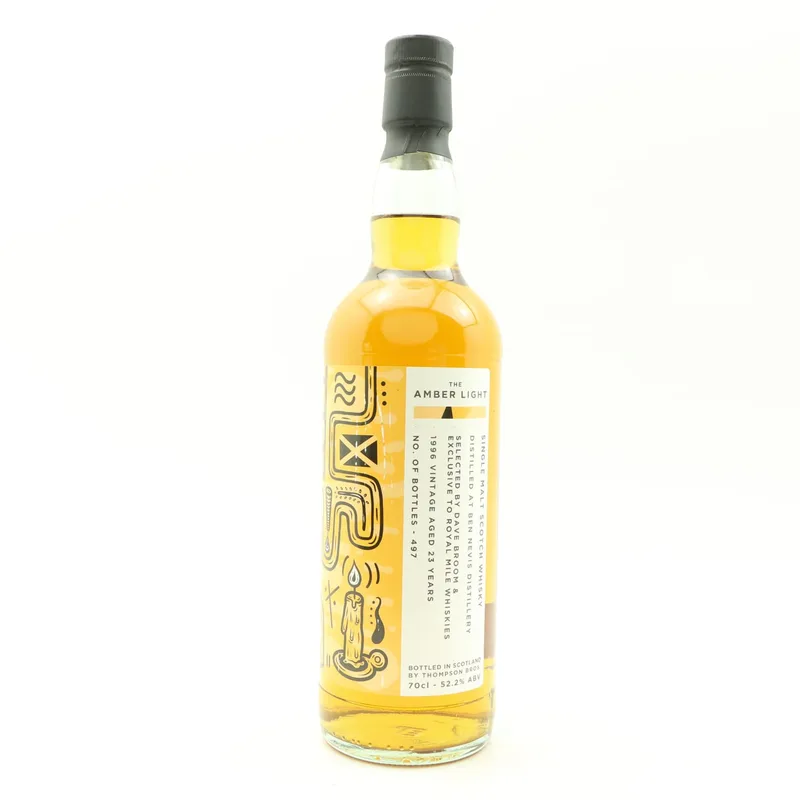 Ben Nevis – 1996 23 Year Old The Amber Light Thompson Bros Royal Mile Whiskies Exclusive Selected By Dave Broom (70cl, 52.2%)