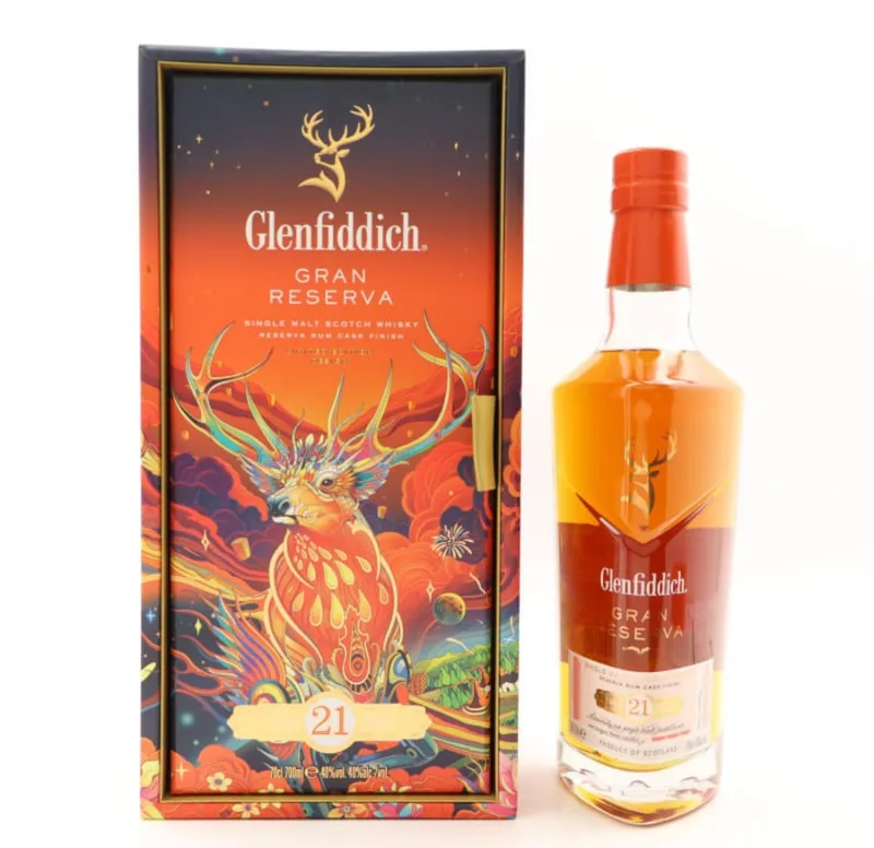 Glenfiddich 21 Year Old Gran Reserva Lunar New Year 2022 Limited Edition (70cl, 40%)