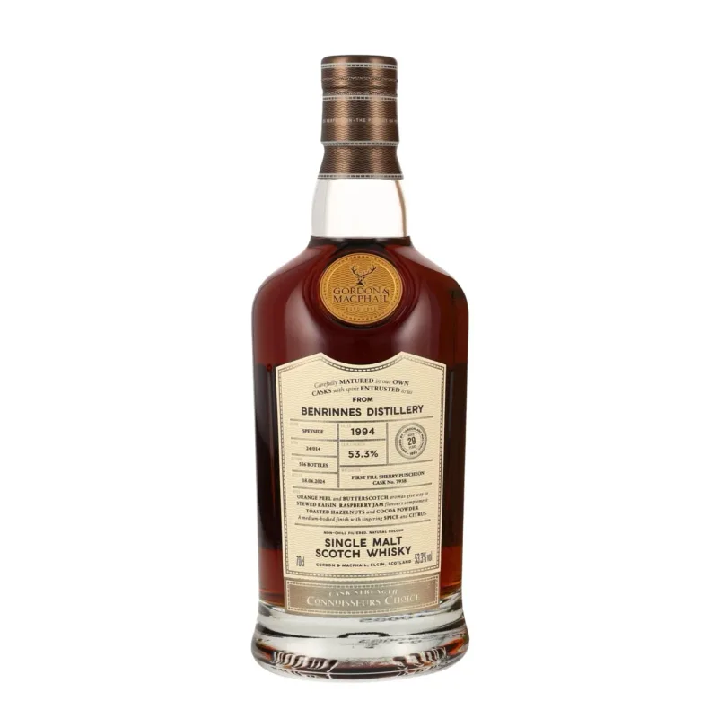 Benrinnes – 29 Year Old 1994 Gordon & MacPhail Connoisseurs Choice Single First Fill Sherry Puncheon (70cl, 53.3%)
