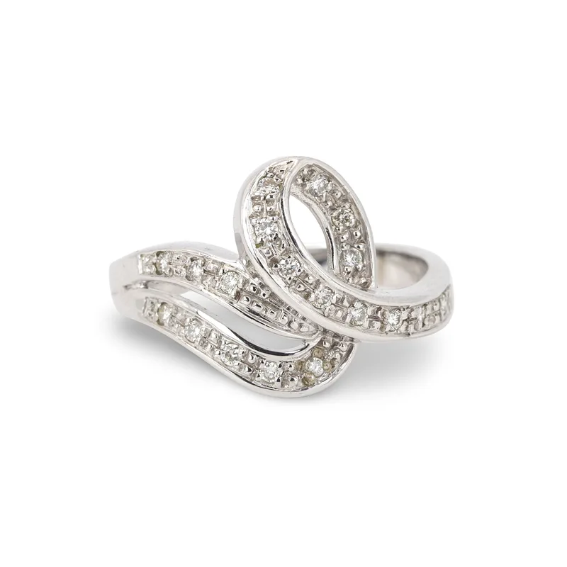 9CT Diamond Set Ring