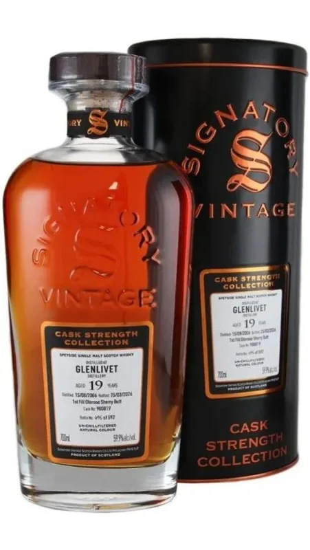 Glenlivet – 2006 19 Year Old Cask Strength Signatory (70cl)