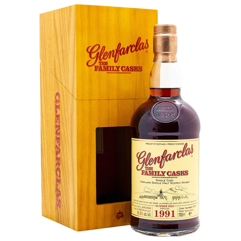Glenfarclas – Family Casks 1991 Summer 2022 Cask 5679 (70cl, 55.6%)