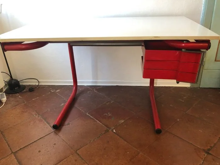 Bieffeplast - Anna Anselmi - Drawing table - Pupil - Steel, Wood