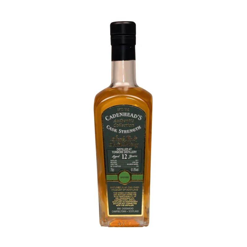 Cadenhead's Tormore 2011 12 Year Old Cask Strength (61.8%)