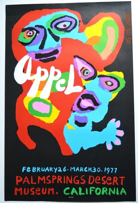 Karel Appel - Appel Palmsprings Desert Museum 1977 - 1970s