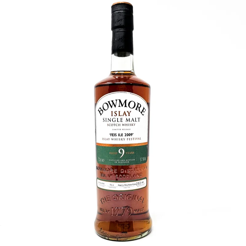 Bowmore – 2009 9 Year Old Feis Ile Single Malt Scotch Whisky (70cl, 57.1%)
