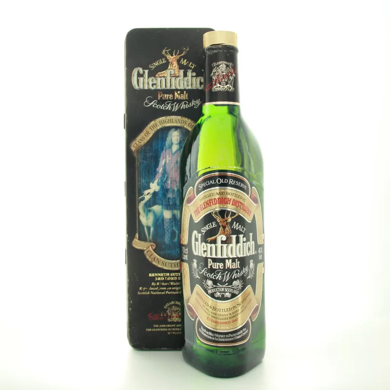 Glenfiddich Special Old Reserve Clan Sutherland 70cl (1980s Edition)