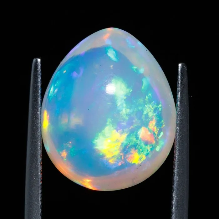 1 pcs Multicolour Opal - 12.13 ct - International Gemological Institute (IGI) - Play of Color