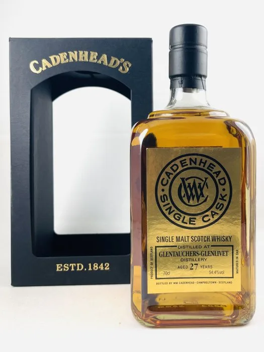 Glentauchers 1990 27 years old One of 168 - Cadenhead's - b. 2018 - 70cl