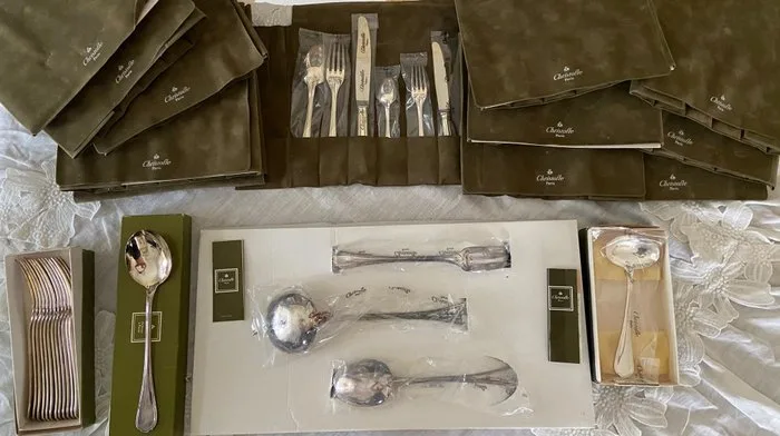 Christofle - Cutlery set for 12 (76) - Spatours - Silverplated