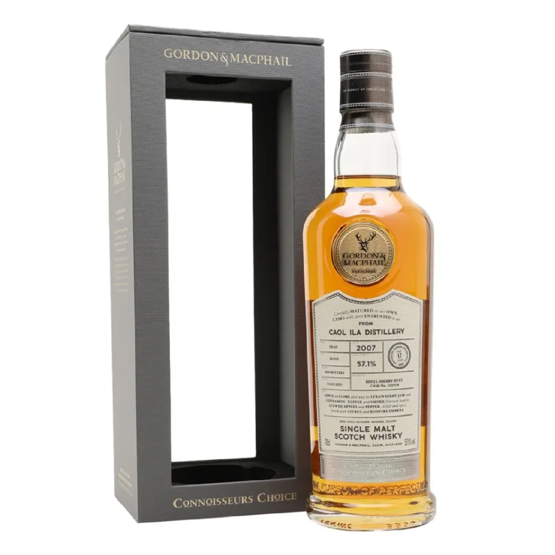 Caol Ila – 17 Year Old 2007 Gordon & MacPhail Connoisseurs Choice Single Refill Sherry Butt #311974 (2025) (70cl)